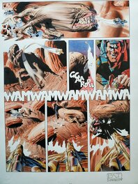 Planche originale - FOURMI BLANCHE  T1 DU FOND DES ABYSSES   couleur directe