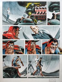 Planche originale - FOURMI BLANCHE  T1 DU FOND DES ABYSSES  couleur directe