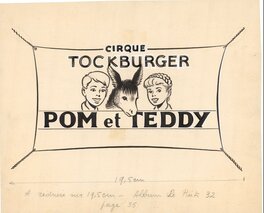 François Craenhals - Pom en Teddy - Planche originale