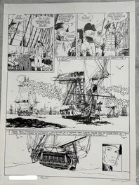 Franck Bonnet - Uss Constitution - Planche originale