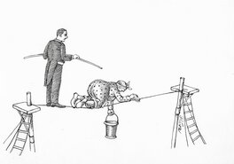 Jiri Sliva - Cleaning - Original Illustration