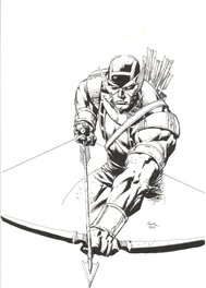 David Finch - Hawkeye - Illustration originale