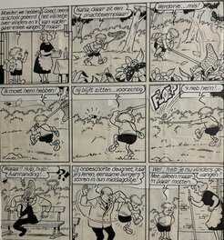 Jef Nys - Jommeke op Vlinderjacht - Planche originale
