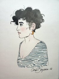 Camille Benyamina - MONTAGNES RUSSES - Illustration originale