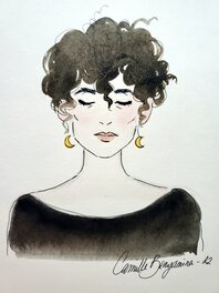 Camille Benyamina - MONTAGNES RUSSES - Illustration originale