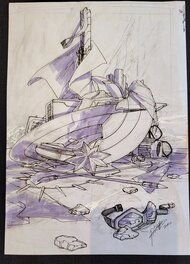 Carlos Pacheco - Carlos Pacheco Perujo - Marvel - !Que hermosa eres! - 2019 - Original art