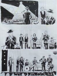 Philippe Girard - Leonard Cohen - Sur un fil - 2020 - Comic Strip