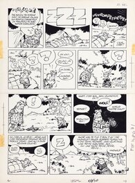 Greg Les As, planche n°4 du récit court "Le Vilain Braco et les lutins mutins"
