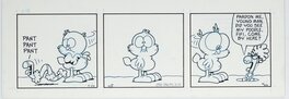Jim Davis - Jim Davis and Brett Koth U.S. Acres  Daily Comic Strip du 12 février 1988 - Comic Strip