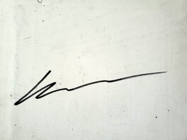 Signature au dos de la planche Signature au dos de la planche
