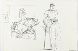 Scott Koblish - Scott Koblish dessin préparatoires 1 sur 5 1988 - Original art