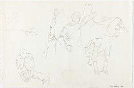 Scott Koblish - Scott Koblish dessin préparatoires 3 sur 5 1988 - Original art