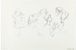 Scott Koblish - Scott Koblish dessin préparatoires 4 sur 5 1988 - Original art
