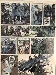 Laurent Vicomte - Vicomte - Bleu de coloriage - Balade au bout du monde T3 pl46 - Comic Strip
