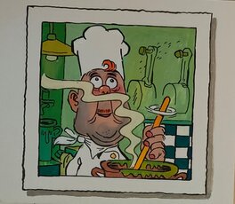 Rémi MalinGrëy - Rémi MALINGREY Cuisinier - Original Illustration