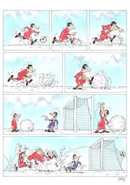 Planche originale - Les Foot Furieux / The Champions