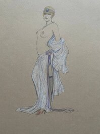 Frollo Leone - L'odalisca - Original Illustration