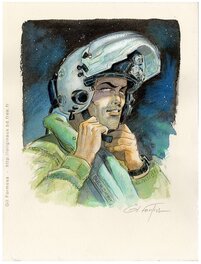 Gil Formosa - BUCK DANNY  F-35 - Original Illustration