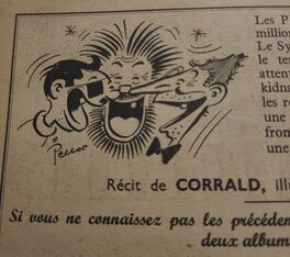 Dessin d'annonce paru dans le Journal des Pieds Nickelés en 1948 Dessin d'annonce paru dans le Journal des Pieds Nickelés en 1948
