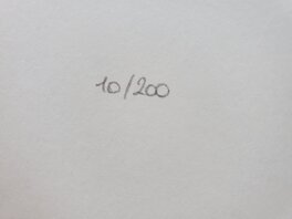Numéroté 10/200 Numéroté 10/200