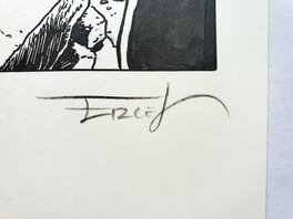 Ex-Libris signé : ERSEL Ex-Libris signé : ERSEL