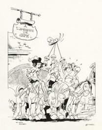 Mazel - Câline et Calebasse - Original Illustration