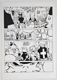 Planche Encrée Manga Dofus Monster 5 "Nomekop le Crapoteur"