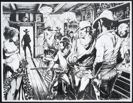 Manuel Garcia - Les Dalton (Commission) - Illustration originale