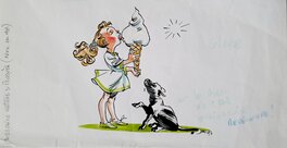 Al Severin - La glace - Illustration originale