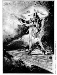 DESSIN ORIGINAL des Ex-libris ROBUR
