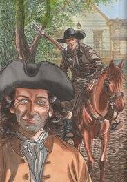 Philippe Tarral - Le cavalier - Original Illustration