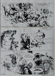 William Vance - Ramiro :La louve d’Arnac - Planche originale