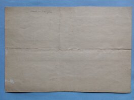 Le verso de L'original au format 17 X 25 Cm