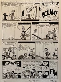 Francis - Francis, planche originale, Monsieur Bouchu. - Comic Strip