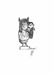 Nicolas Kéramidas - Luuna Bust - Illustration originale