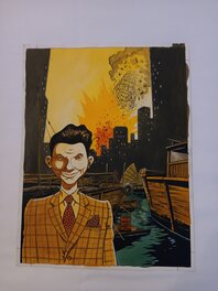Christian Durieux - Foudre - Couverture tome 3 - Hong Kong machine - Lombard - Couverture originale