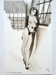 Lounis Chabane - PENSIVE - Original Illustration
