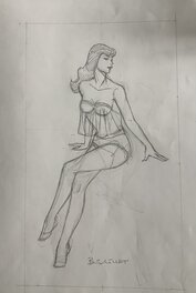 Philippe Berthet - Pin up berthet - Original Illustration