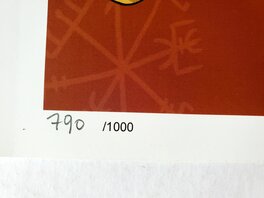 Numéroté 790/100 Numéroté 790/100