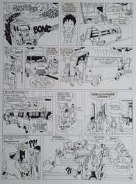 Planche originale - Le mystère Guignol