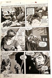 Gene Colan - Colan Palmer :  Tomb of Dracula #3 p39 - last page . - Planche originale