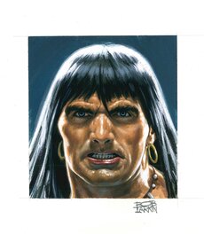 Bob Larkin - Conan masthead painting - Couverture originale