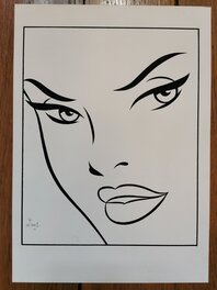 Walter Minus - Visage - Illustration originale