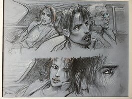 Enki Bilal - case originale JULIA & ROEM  ??? comme suggéré - Comic Strip