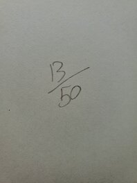Artbook numéroté 13/50