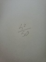 Numéroté 43/50 Numéroté 43/50