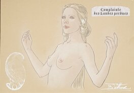 Béatrice Tillier - Illustration Complainte des Landes perdues Galerie Nicolas Sanchez - Planche originale