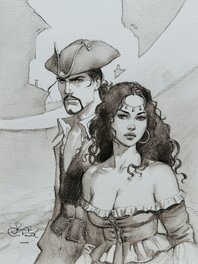 Luigi Critone - Le Scorpion & Méjaï par L. Critone - Illustration originale