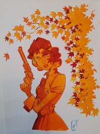 Pierre Alary - Autant en emporte le vent - Illustration originale