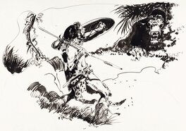 Victor De La Fuente - Víctor de la Fuente - Concept Illustration (c. 1980) - Original art